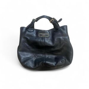 Black beautiful leather Hobo DKNY hand bag